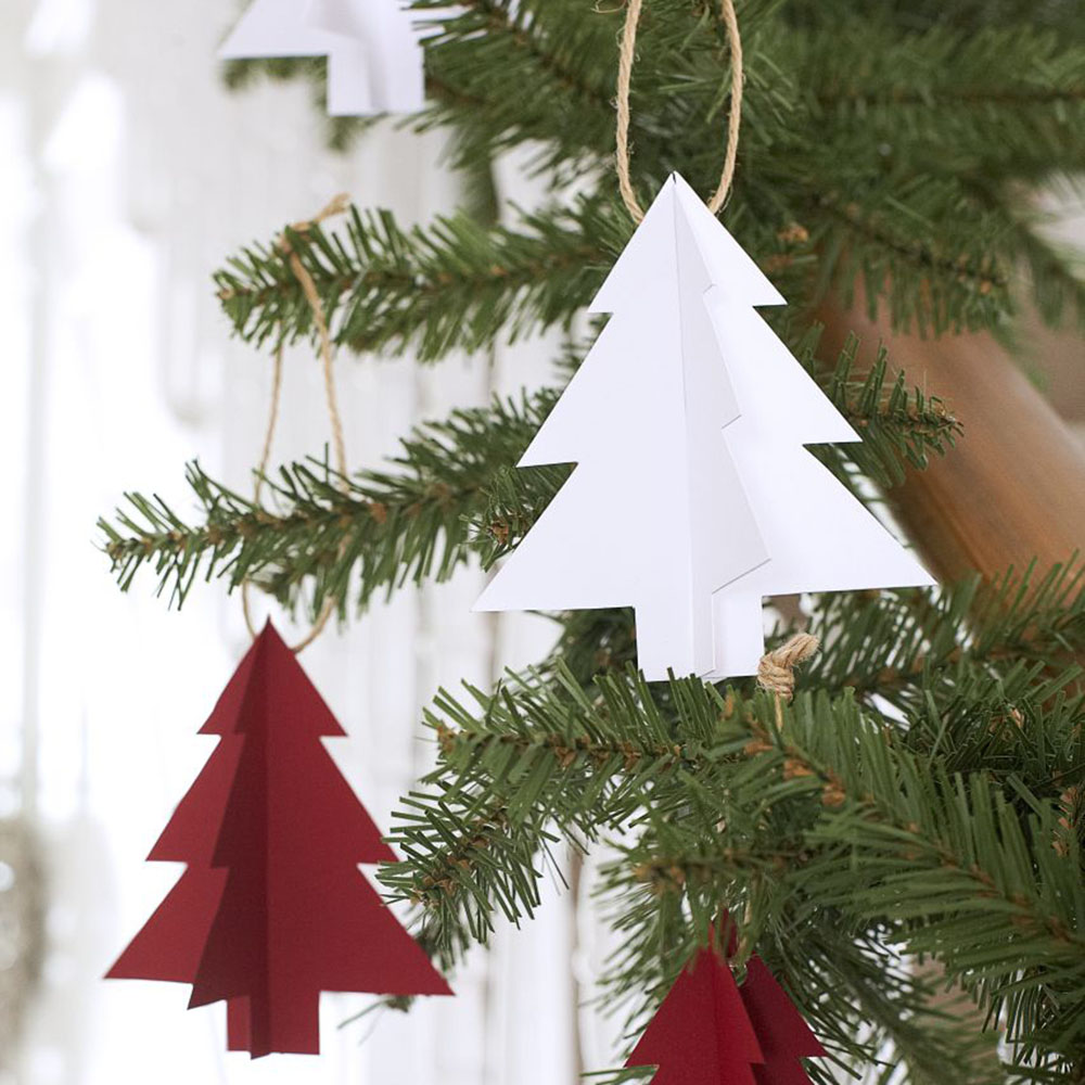Paper Christmas Tree Decorations How To Make Yours