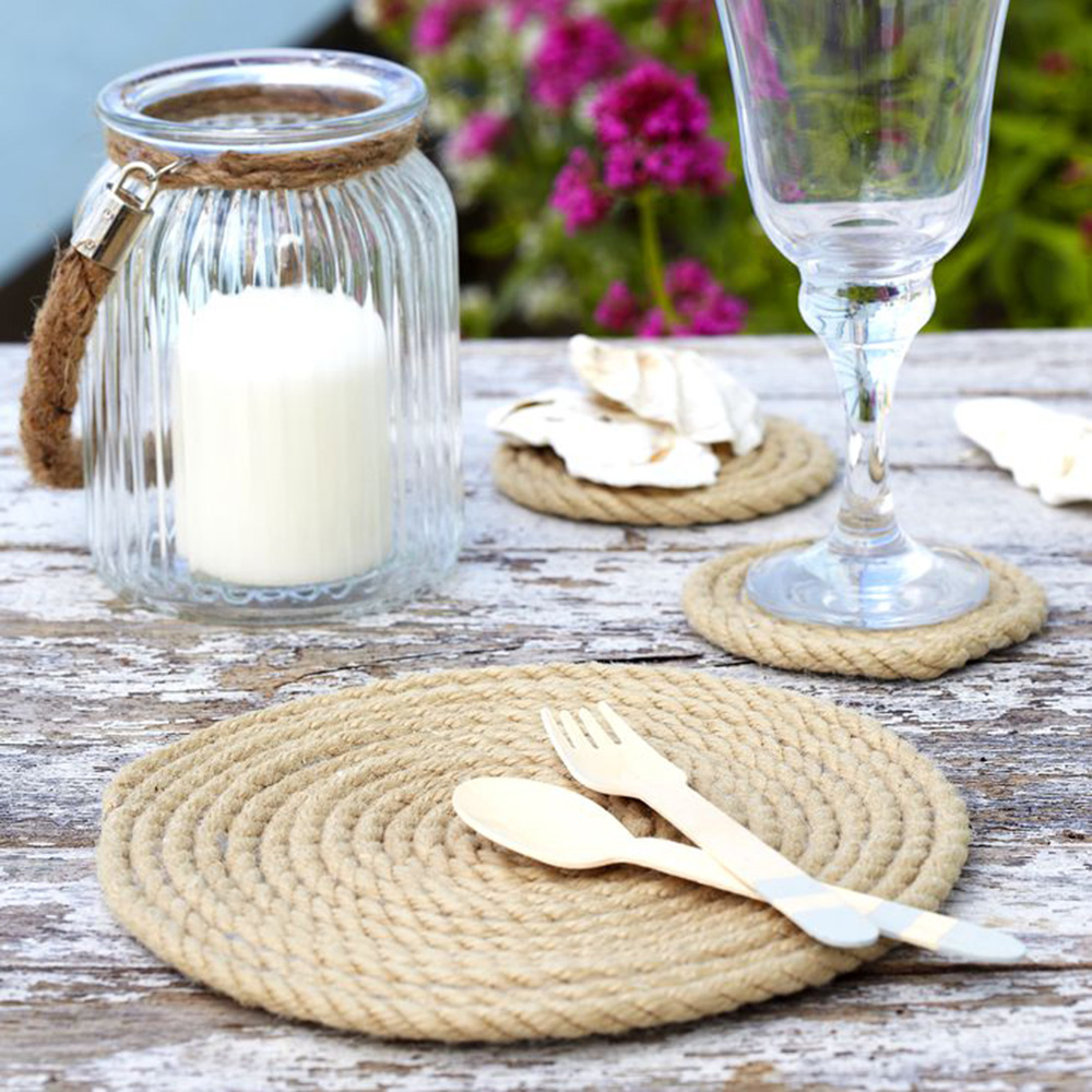 Make Chic CoastalStyle Placemats And Coasters